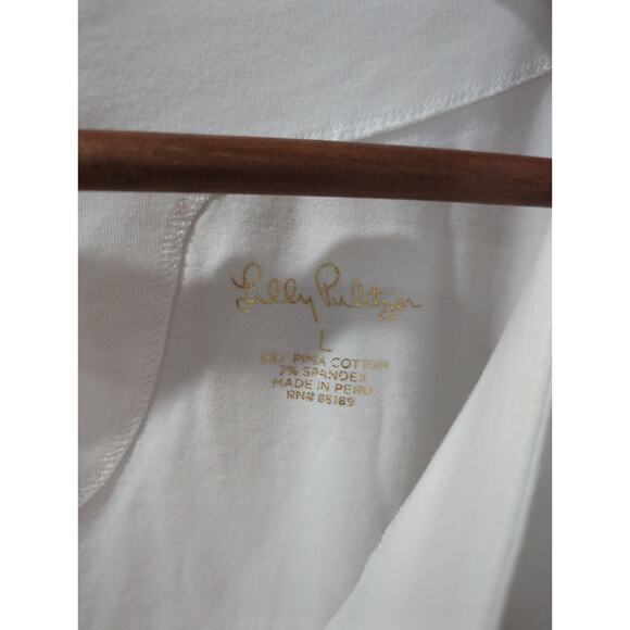 Lilly Pulitzer White Waverly Eyelet Top - Picture 4 of 4